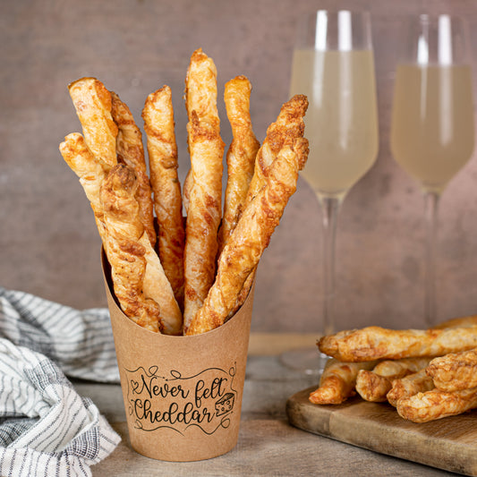 Puff Pastry Cheddar Straws - Cuts & Nibbles